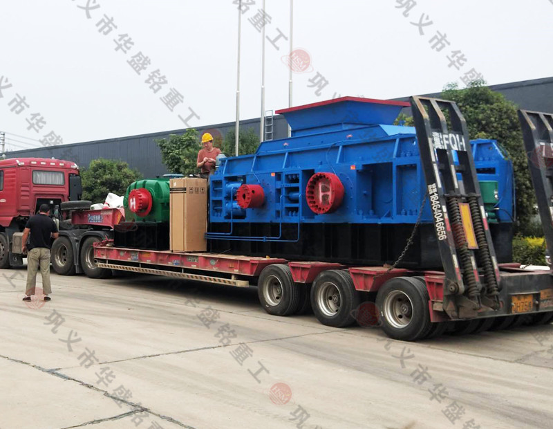 河南對輥製砂機廠家發（fā）貨現場 